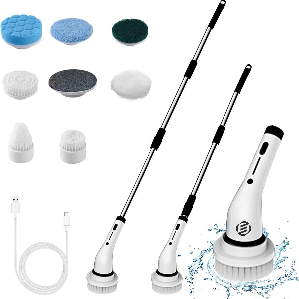 Goedkoopste Elektrische Spinschrobber- Spinning Schrobber - Elektrische Spin Schrobber - Draaiende Schrobber - Elektrische Schrobber - Schrobmachine - Poetsmachine - Schrobber - Elektrische Schrobborstel - Scrubber - Boenmachine - Spinscrubber - Elektrische Scho