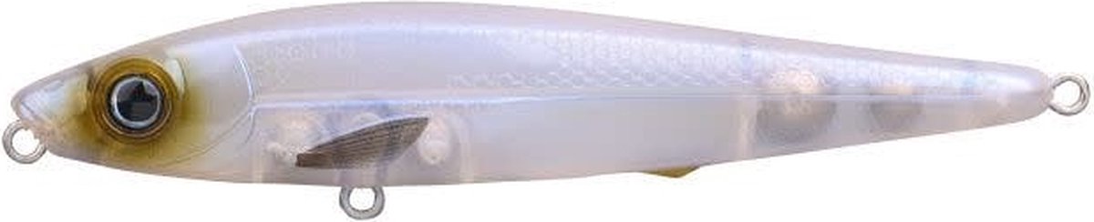 Spro Gutsbait Salt! Surfstick Haak 4+5 11cm 18g - Kleur : White Minnow