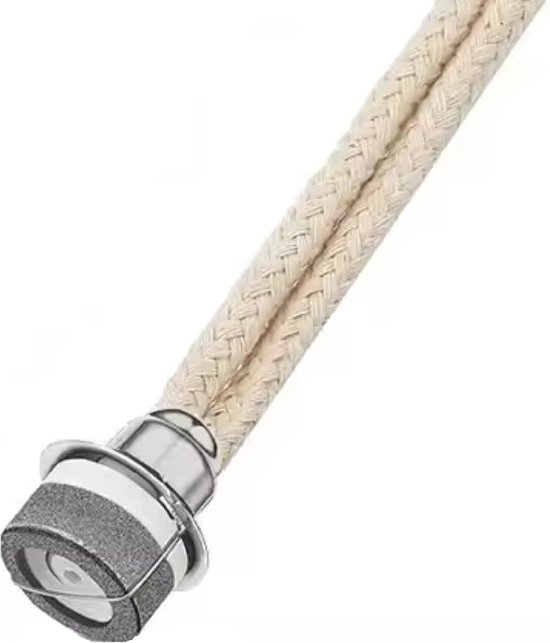 Mèche avec pierre petite mèche de 12 mm et 10 cm pour brûle-parfums de Lampe Berger, LampAir, Ashleigh & Burwood et Millefiori