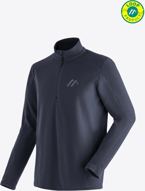 Maier Sports Dennis FLeece Midlayer Homme, Night Sky Taille UE 58
