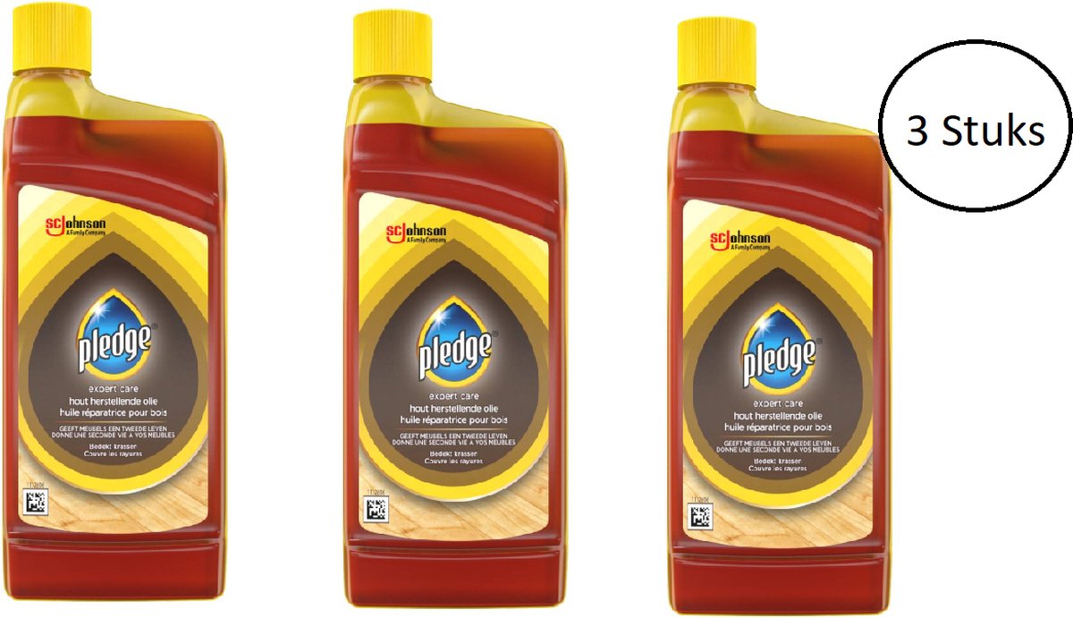 3x Pledge meubelolie - meubel olie - 3x 250ml