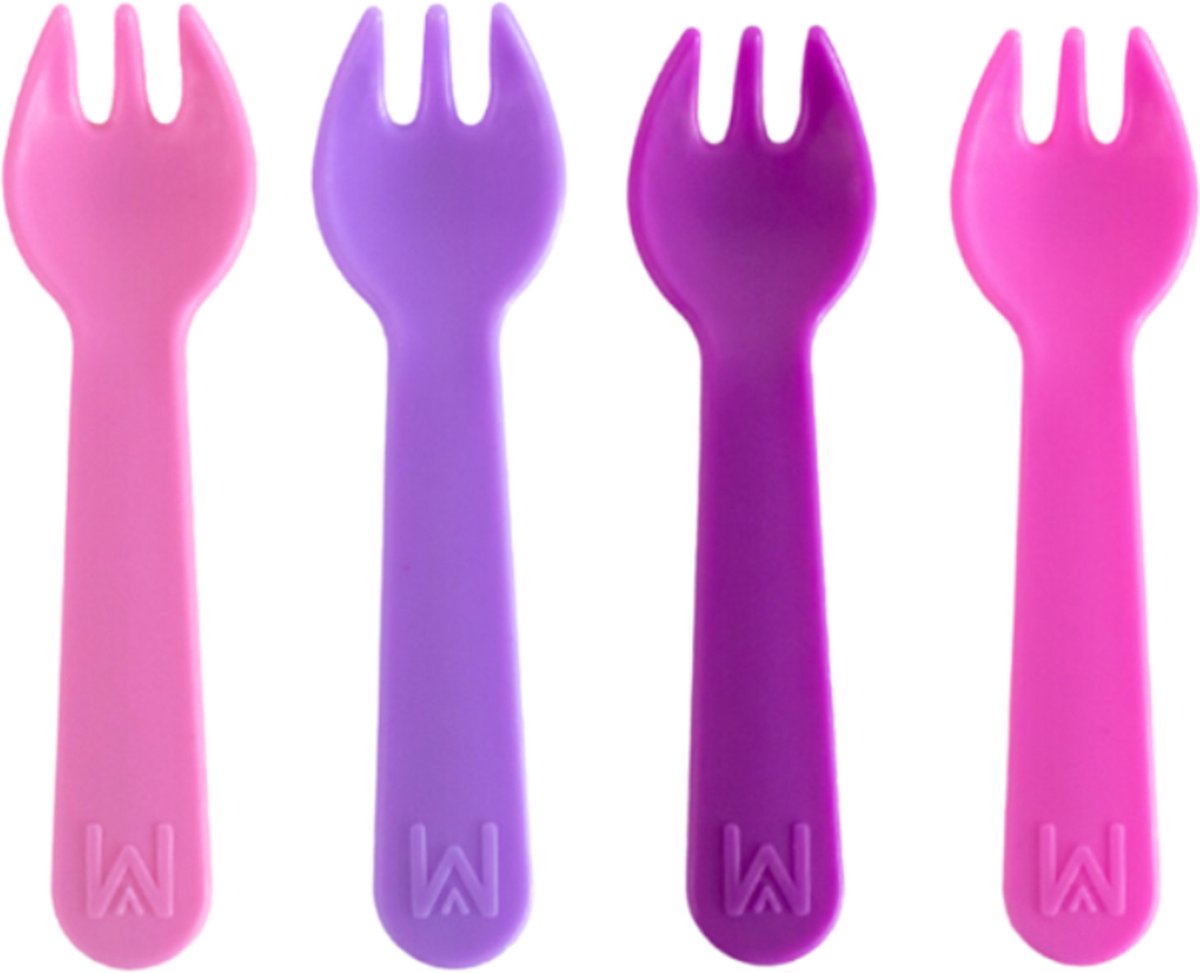 MontiiCo Spork Set - Multifunctionele Bestekset - Blush