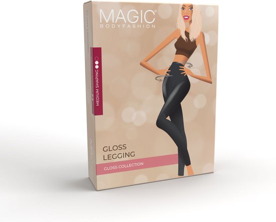 MAGIC Bodyfashion Gloss Legging Legging Femme - Doppio - Taille XL
