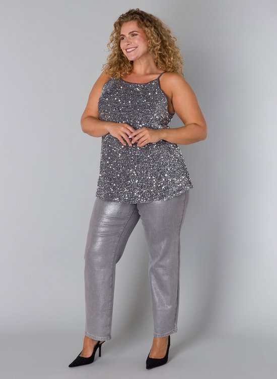 YESTA Tamara Bottoms - Grey/Silver - maat 1(48)