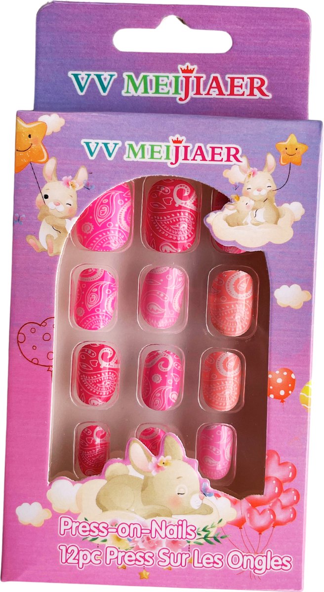 Plaknagels | Nepnagels | Regenboog | voor Kinderen | Geen Lijm Nodig