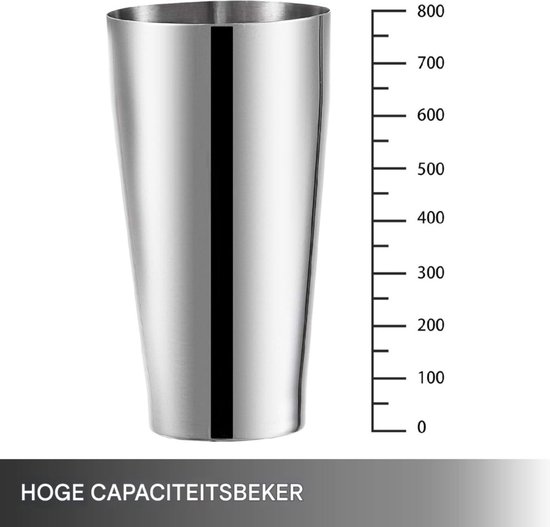 Milkshake maker PRO - RVS - Smoothie machine - 800ML van Mi — afbeelding 5
