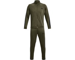Under Armour Under Armour UA Rival Knit Track Suit-GRN Heren Trainingspak - Marine OD Groen - Zwart