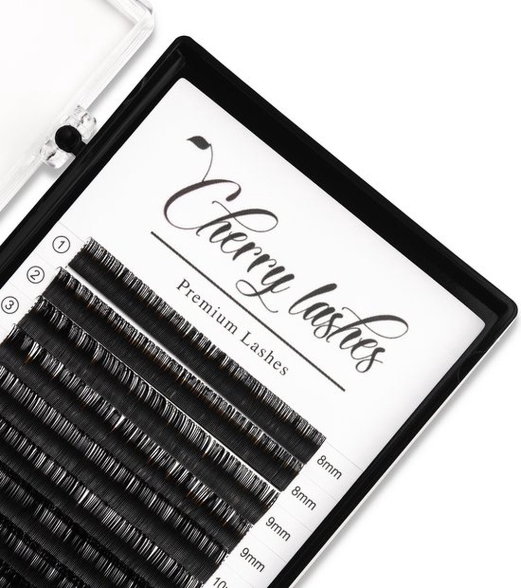Goedkoopste Cherrylashes - Wimper extensions - One by One - D krul