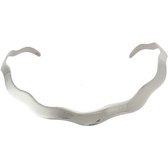 Behave – Ketting - Zilveren Spang – Massief 925 Sterling Zilver – Hand gesmeed
