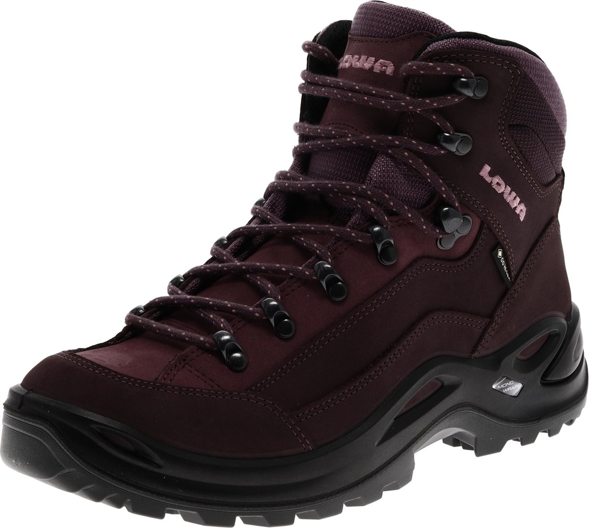 Lowa Renegade GTX® Mid Ws Wandelschoenen Dames 37 Prune / Mauve