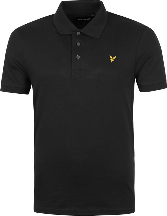 Lyle and Scott Polo Zwart - Maat XL - Heren
