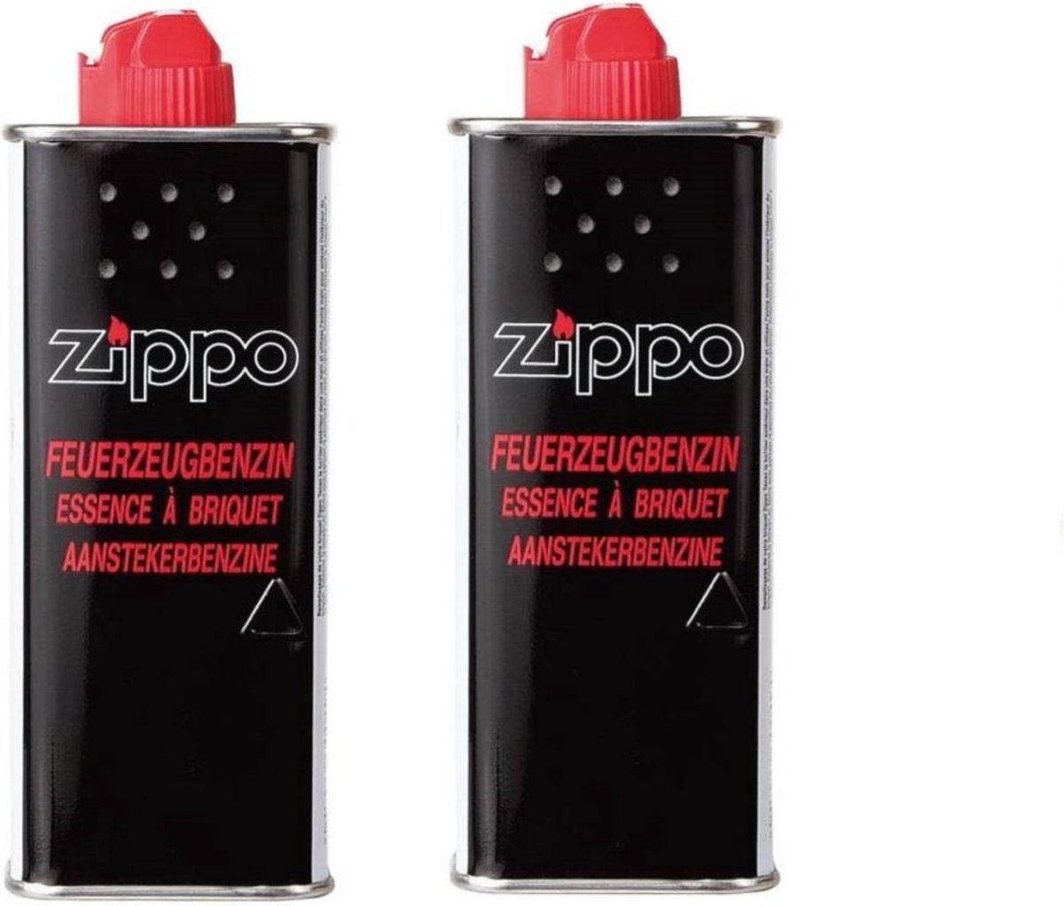 Goedkoopste Zippo Voordeelpakket - 2x Aanstekervloeistof en 2x Vuursteentjes