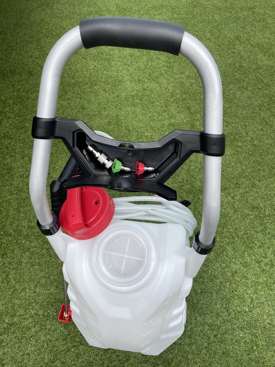 Elektrische spray drukspuit - Zuurbestendig - Schoonmaak - reiniging - softwash - autoreiniging - drukspuit elektrisch - elektrische sprayer - drukspuit met troley - drukspuit accu - drukspuit batterij - drukspuit zuurbestendig - Osmose - drukspuit — afbeelding 2