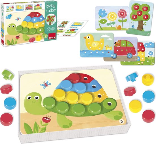 thumbnail: Montessori Houten Puzzel Voor Peuters 1-3 Jaar - 2 Stuks 3D Educatief Speelgoed Haas En Luchtballon