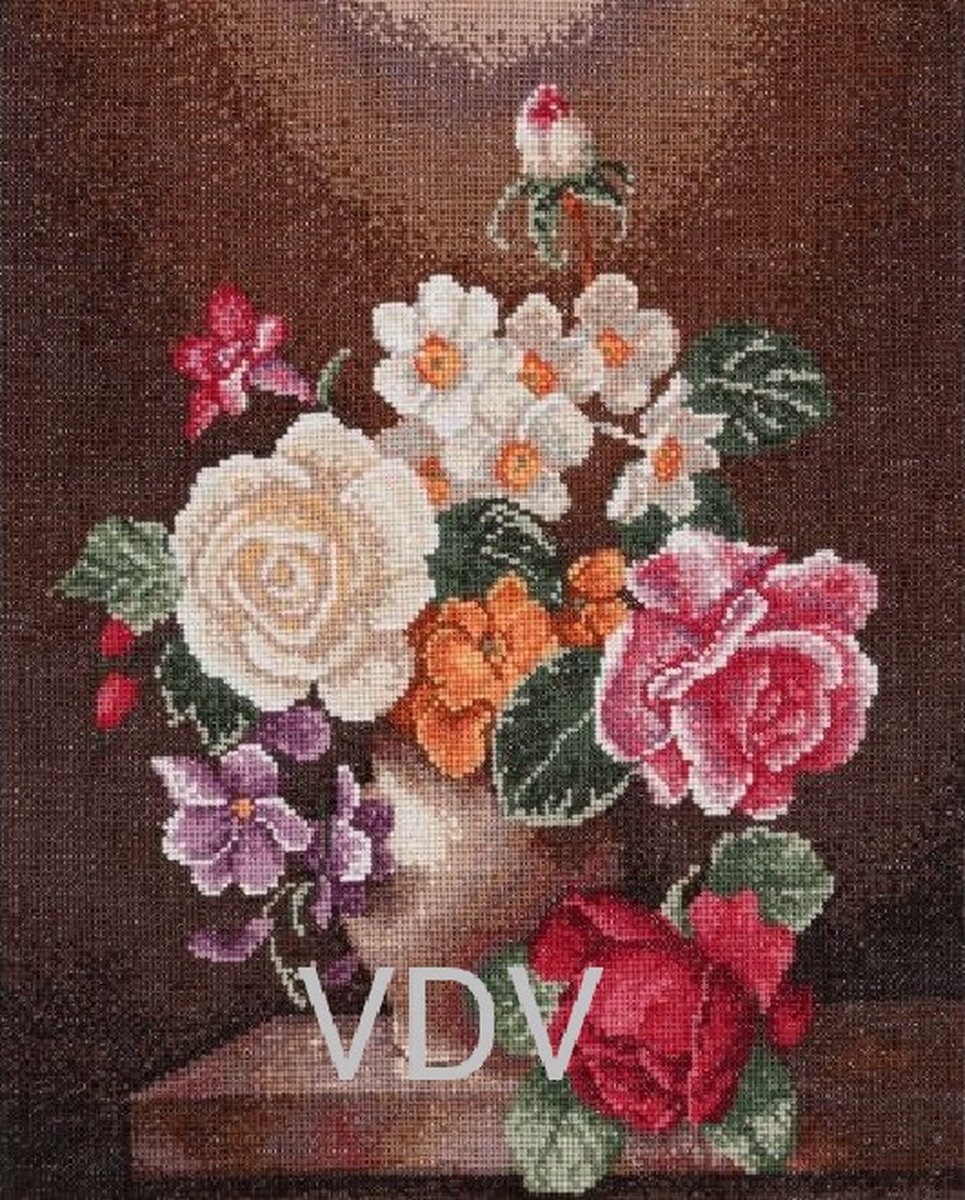 Borduurpakket VDV - Sweet Scent - Zachte geur- Met DMC garens - Geproduceerd in Oekraïne