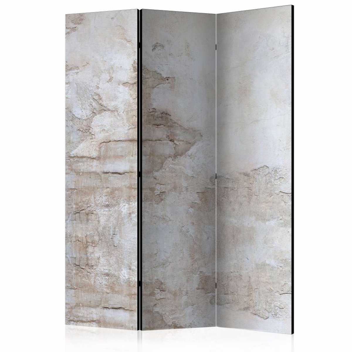 Vouwscherm / Kamerscherm - Stenen verhaal 135x172cm, gemonteerd geleverd, dubbelzijdig geprint