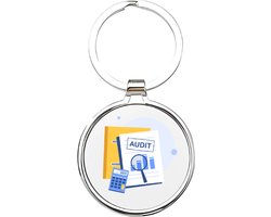 Akyol - Bankier Sleutelhanger - accountmanager - De beste accountmanager - Accountant - bank - geldhandelaar - bankdirecteur - boekhouder - salesmanager - ondernemer - investeren - beleggen - geld - administratief medewerker - 4 x 7,5 CM