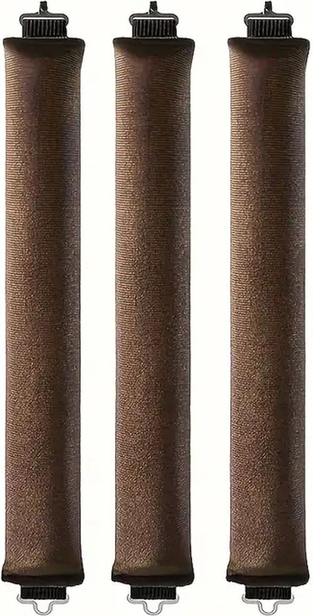 FA-VE Haarrollers - Heatless Curls - Set van 3 - Haar Rollers - Bruin