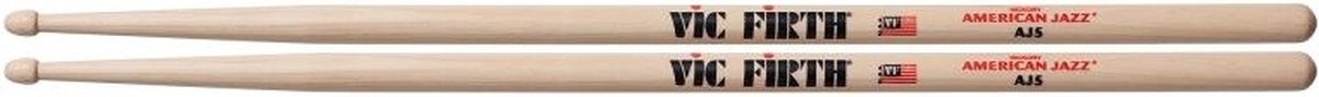 Vic Firth AJ6 American Jazz Hickory drumstokken