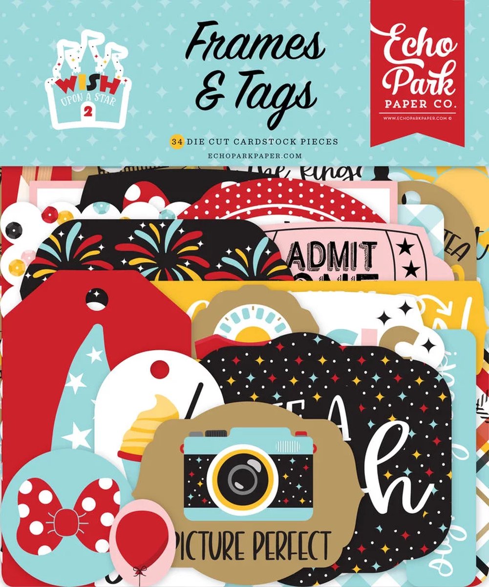 Echo Park - Wish Upon A Star 2 Frames & Tags (WUS306025)