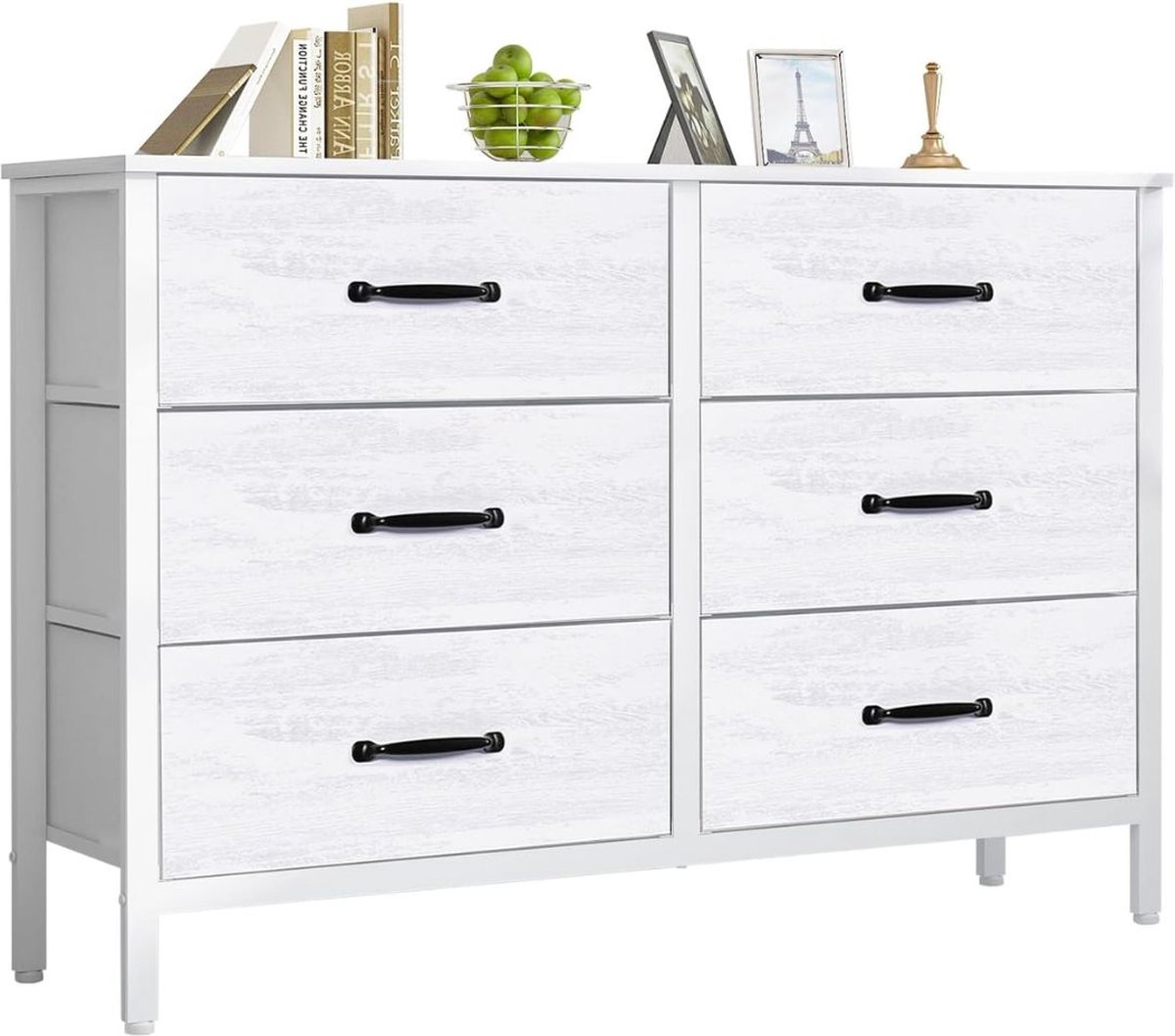 MKSS® Dressoirs Kasten - Ladekast - Buffetkast Industrieel - Hout - Wit
