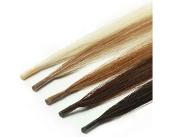 LUXEXTEND Microring Haar Extensions #2 | 60 cm - 25 gram - 25 stuks | I-tip | Human Hair | Remy Sorted & Double Drawn | Haarstuk | Echt Haar | Micro Ring Hairextensions Bundels | Haarverlenging
