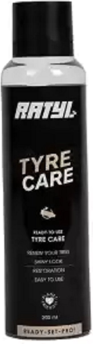 Ratyl Tyre Care geeft aan matte bumpers, banden een nieuw uiterlijk en een uitzonderlijke glans-Ratyl Bandenonderhoud, Airopack