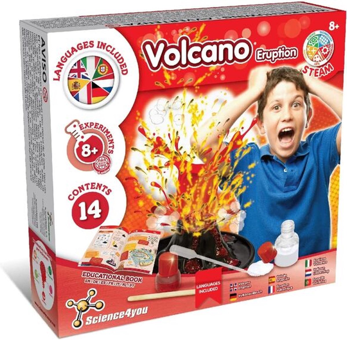 Vulkaanuitbarsting - Educatief speelgoed van Science4you