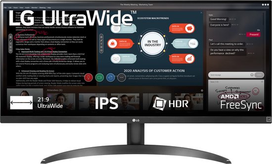 LG 29WP500 - Full HD Ultrawide Monitor - 29 Inch