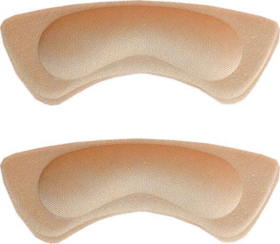Hypedpair Blaarbeschermers | Anti-Slip kussens | Hielbeschermers | Hielzool | hakbeschermer | Inlegzolen | 2 stuks / 1 paar | Beige