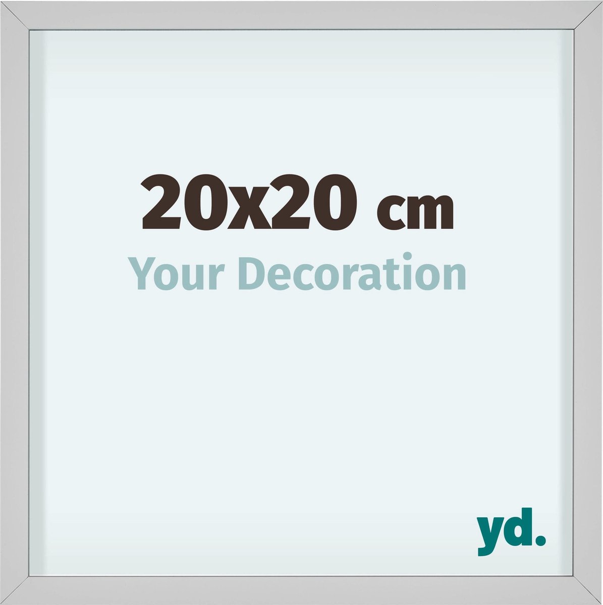 yd. Your Decoration - Fotolijst 20x20 cm - Aluminium - Wit - Virginia
