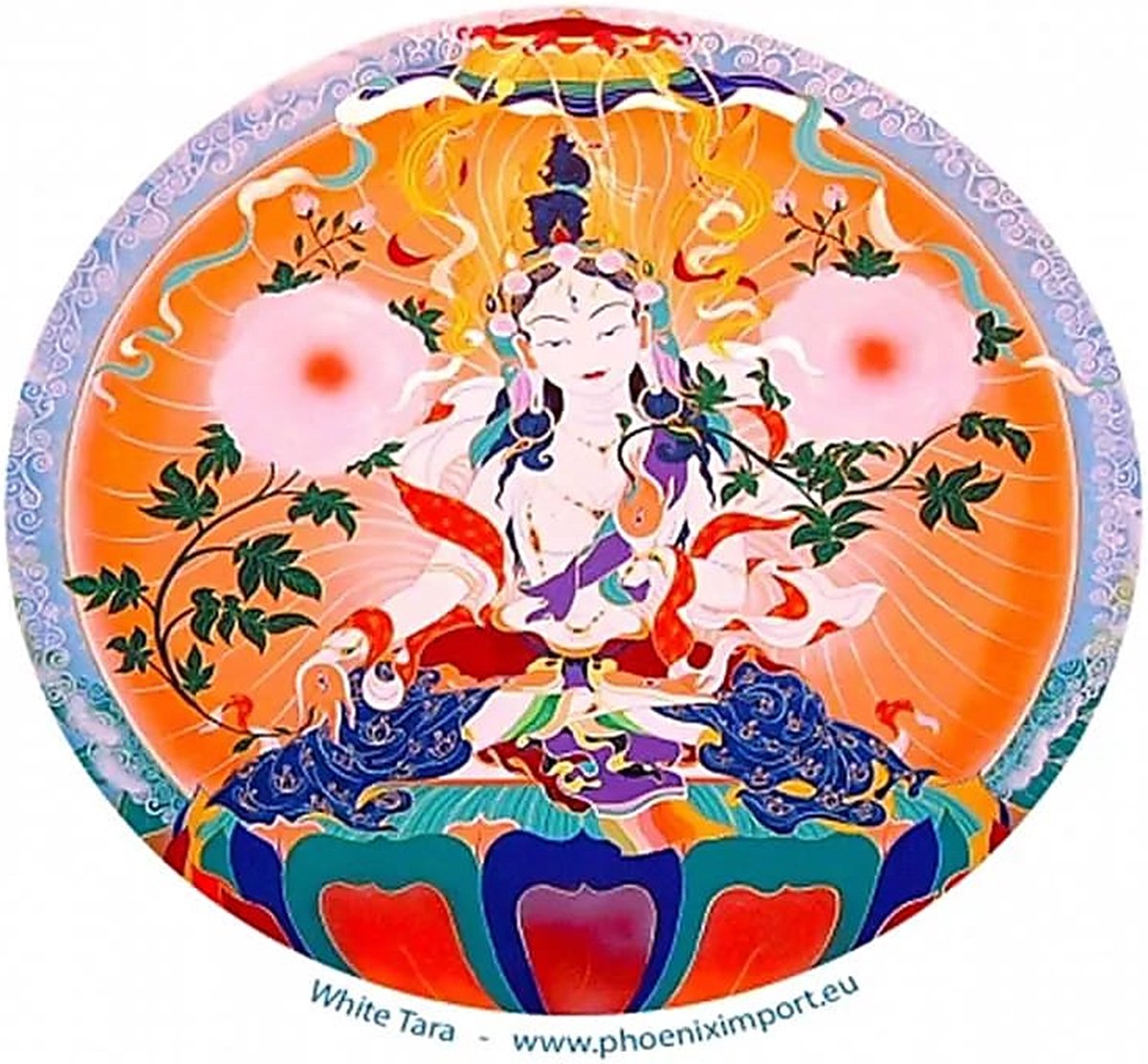 Raamsticker Witte Tara Healing