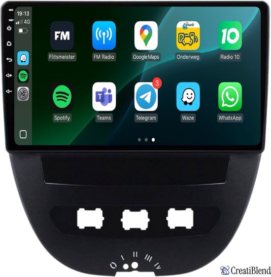 Carplay geschikt voor Peugeot 107, Citroen C1, Toyota Aygo | Apple en Android Carplay |
