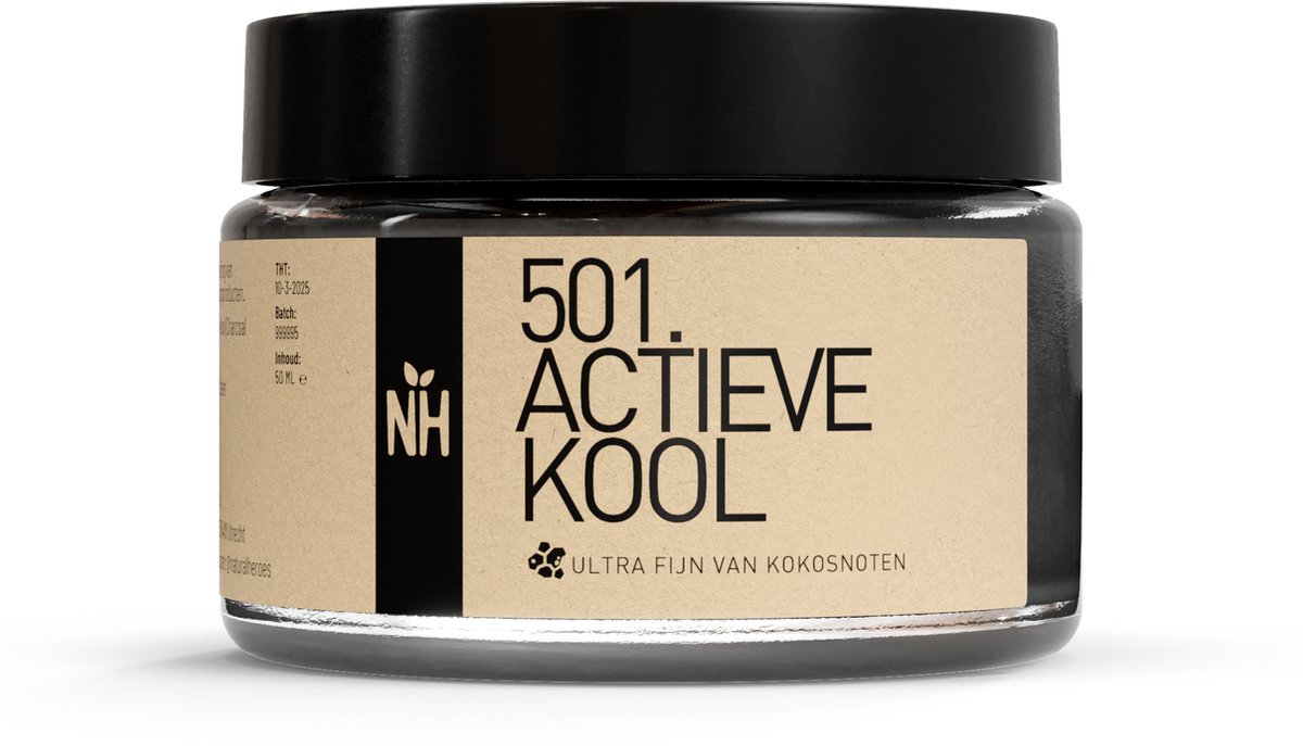 Natural Heroes - Actieve Kool Poeder (Ultra Fijn & Food Grade) 50 ml
