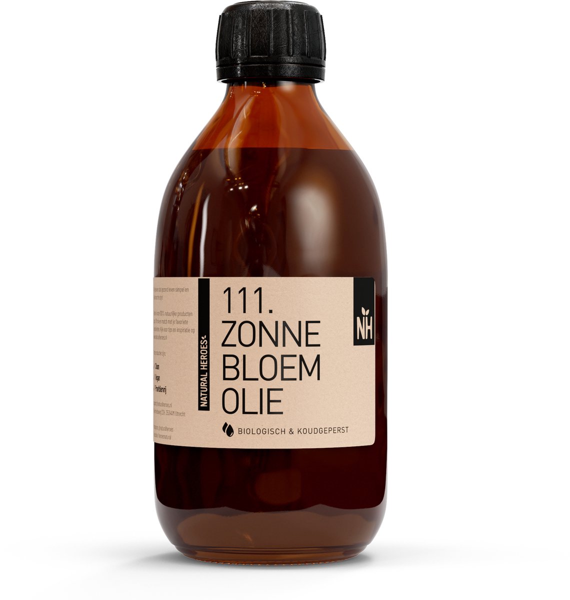 Natural Heroes - Zonnebloemolie (Biologisch & Koudgeperst) 300 ml
