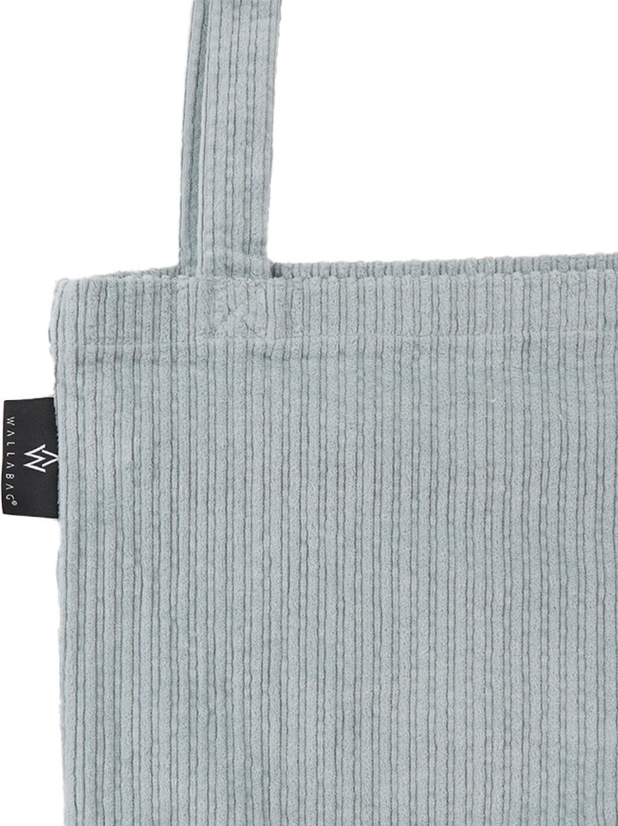 Wallabag - Tote Bag - Luiertas - Shopper - Mom Bag Corduroy Green – foto 3