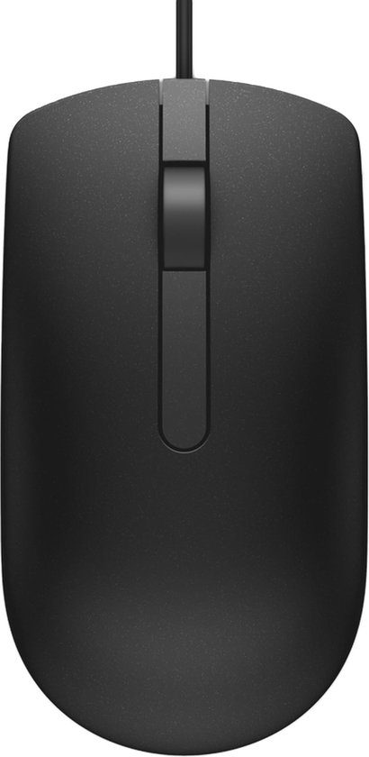 Dell MS116 | Bekabelde Muis | Links- en Rechtshandig | USB-A | 1000 DPI | Zwart