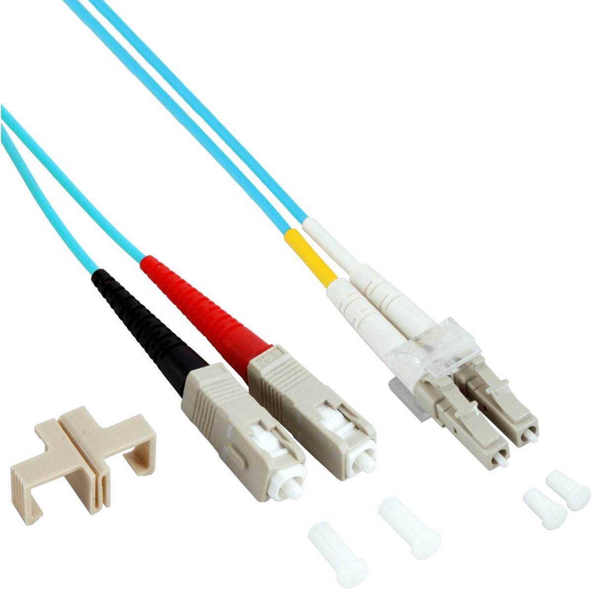Glasvezel kabel 5 meter LC SC Blauw