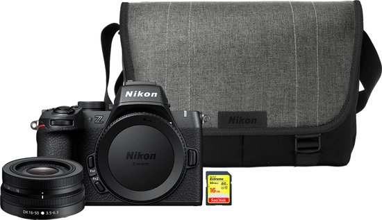 Nikon Z 50II - Systeemcamera - + NIKKOR Z 16-50mm lens + tas + 16GB SD