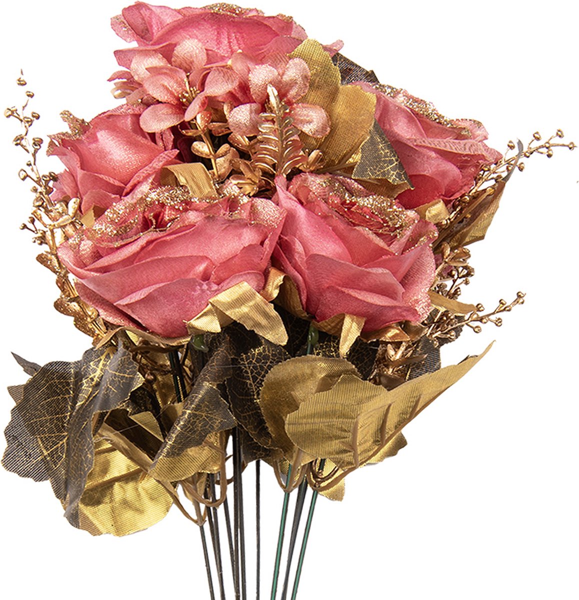 Kunstbloem - Zijden 50 cm Roze Kunststof Kunstbloemen