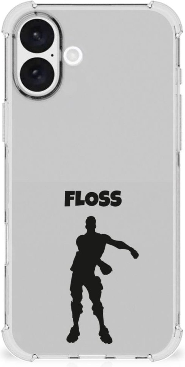 iPhone 16 Plus Stevig Bumper Hoesje Floss