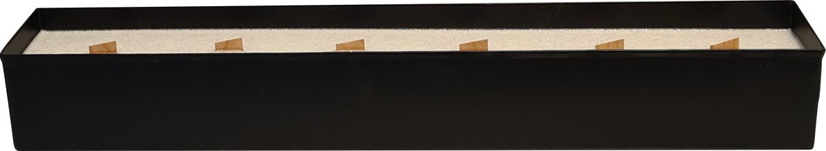 UMAII CHARLIE | Design Kaars | Olijfwas | Houten Wieken | Metalen Bowl | Zwart
