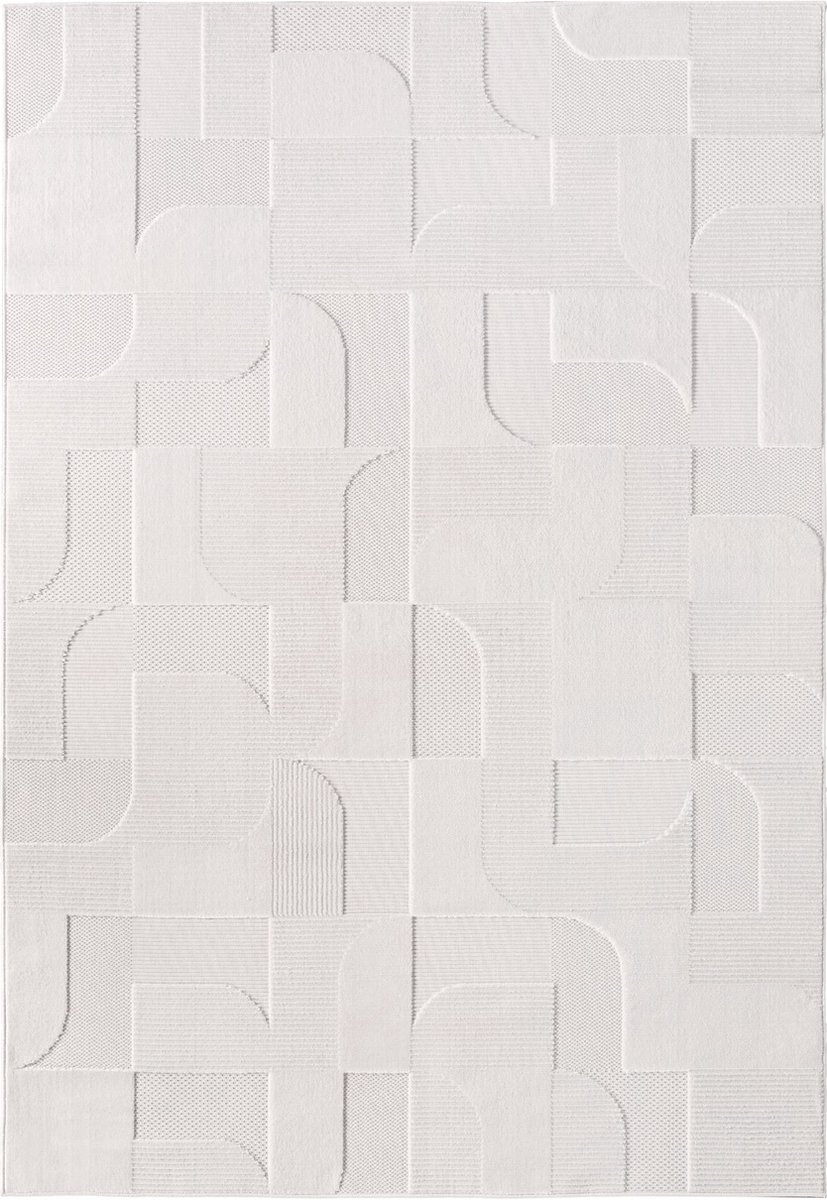 Buitenkleed | Doha | Bogen | Crème | 240x340 cm | Buitentapijt | Tuintapijt