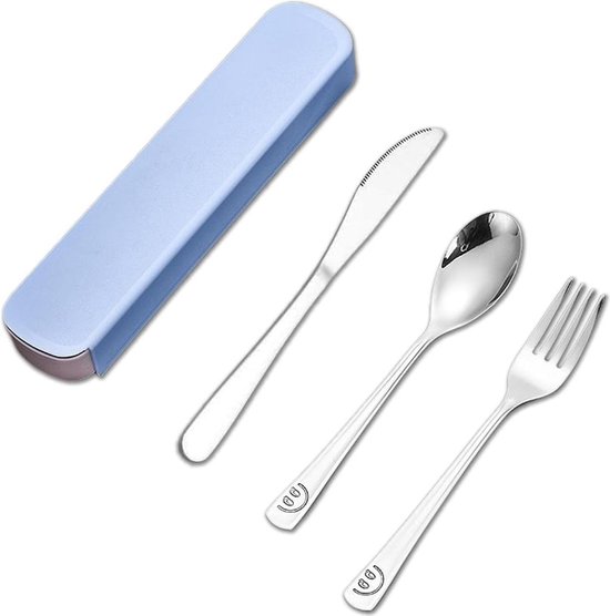 Opbergtas voor campingbestek, draagbaar, 29,9 x 13,3 cm, voor picknick