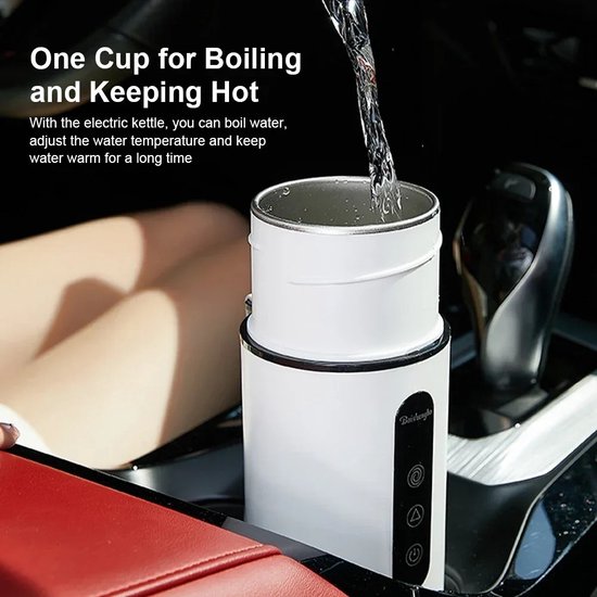 Autokoker, 500 Ml, 12 V-24 V, Draagbare Elektrische Waterkoker Reiswaterkoker