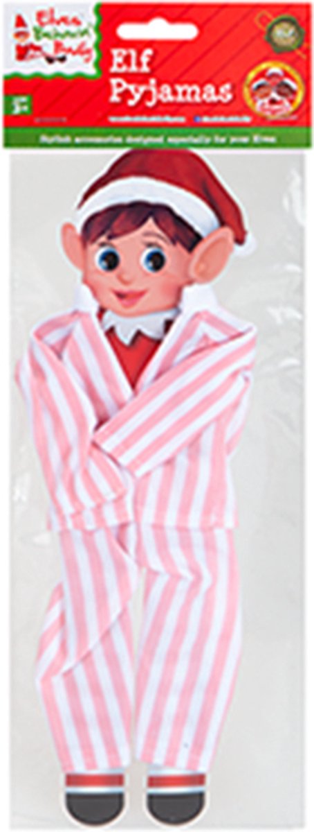 Naugthy elves - Elves behavin badly | Kerst - Elf - Stoute elf - pop | Kerstmis traditie | pyjama roze