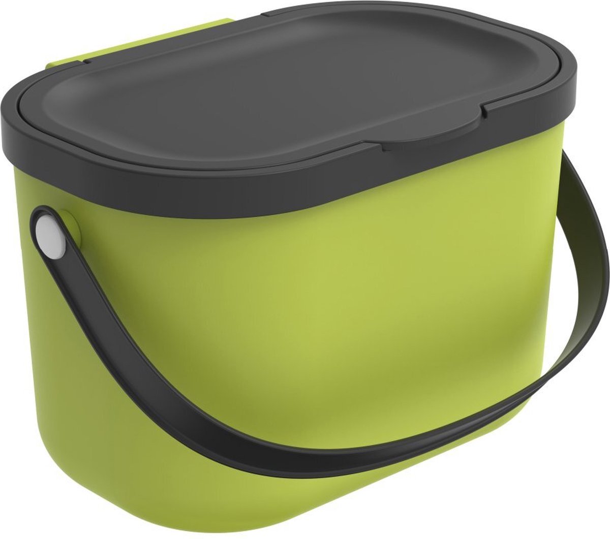 Goedkoopste Rotho Albula afvalscheiders - GFT afvalbak - 3,2L - gerecycled materiaal - lime groen