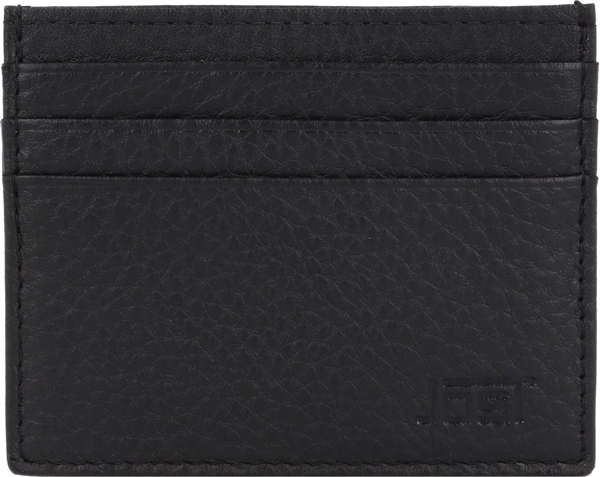 Jost Stockholm Kredietkaart etui Leer 10 cm - 6 Sleuven - schwarz
