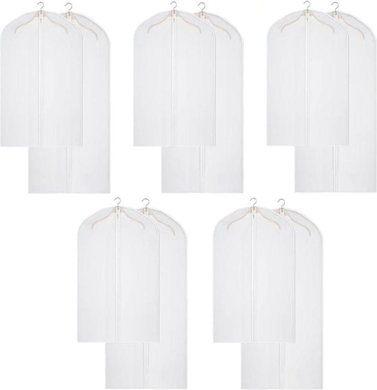 AiQInu 20 stuks transparante kunststof kledingzakken, herbruikbaar, voor kleding, reizen, koffers, organizer, transparante kunststof met ritssluiting (4 maten AiQInu 20 stuks transparante kunststof kledingzakken, herbruikbaar, voor kleding, reizen, koffers, organizer, transparante kunststof met ritssluiting (4 maten