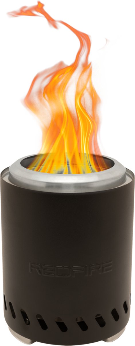 Bol.com RedFire - Volcano - Medium - Zwart - Tafelhaard - Incl. beschermhoes & protectie mat - Hout & pellet gestookt - Drievoud... aanbieding